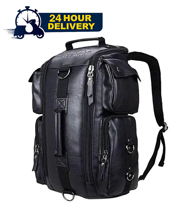 Picture of Witzman Vintage Casual School Laptop Daypack Outdoor Hiking Travel Backpack