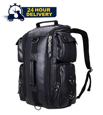 Picture of Witzman Vintage Casual School Laptop Daypack Outdoor Hiking Travel Backpack