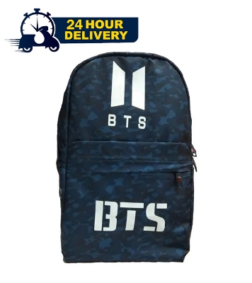 Picture of Bts Logo Backpack Blue