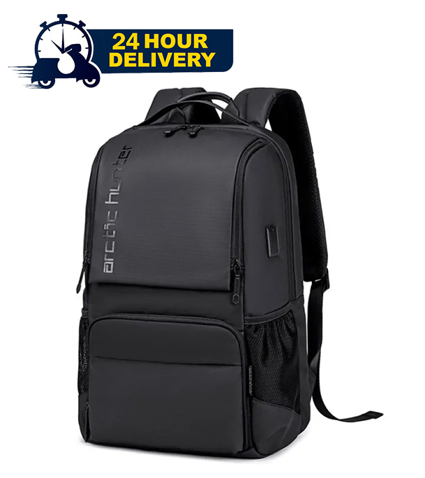 Picture of Arctic Hunter B00532 Large Capacity Men Women Laptop Backpack Business Waterproof Travel Suitable for 15.6-inch Laptops USB Charger