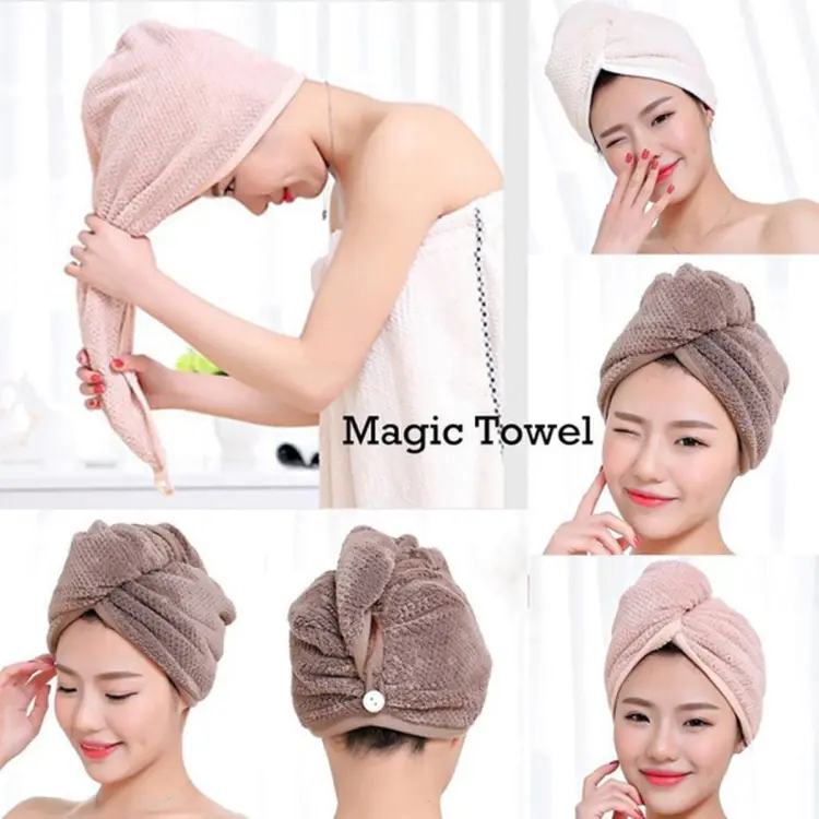 Buy Comfortable Ladies Magic Hair Drying Towel  Online at Best Price In Bangladesh