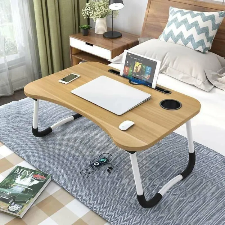 Buy   Multifunctional Foldable laptop Desk Laptop Desks Portable Adjustable Foldable Laptop Notebook Lap PC Folding Desk Table Stand Bed Tray Study and Reading, color- Black, Blue, red, Wooden, green. Online at Best Price In Bangladesh