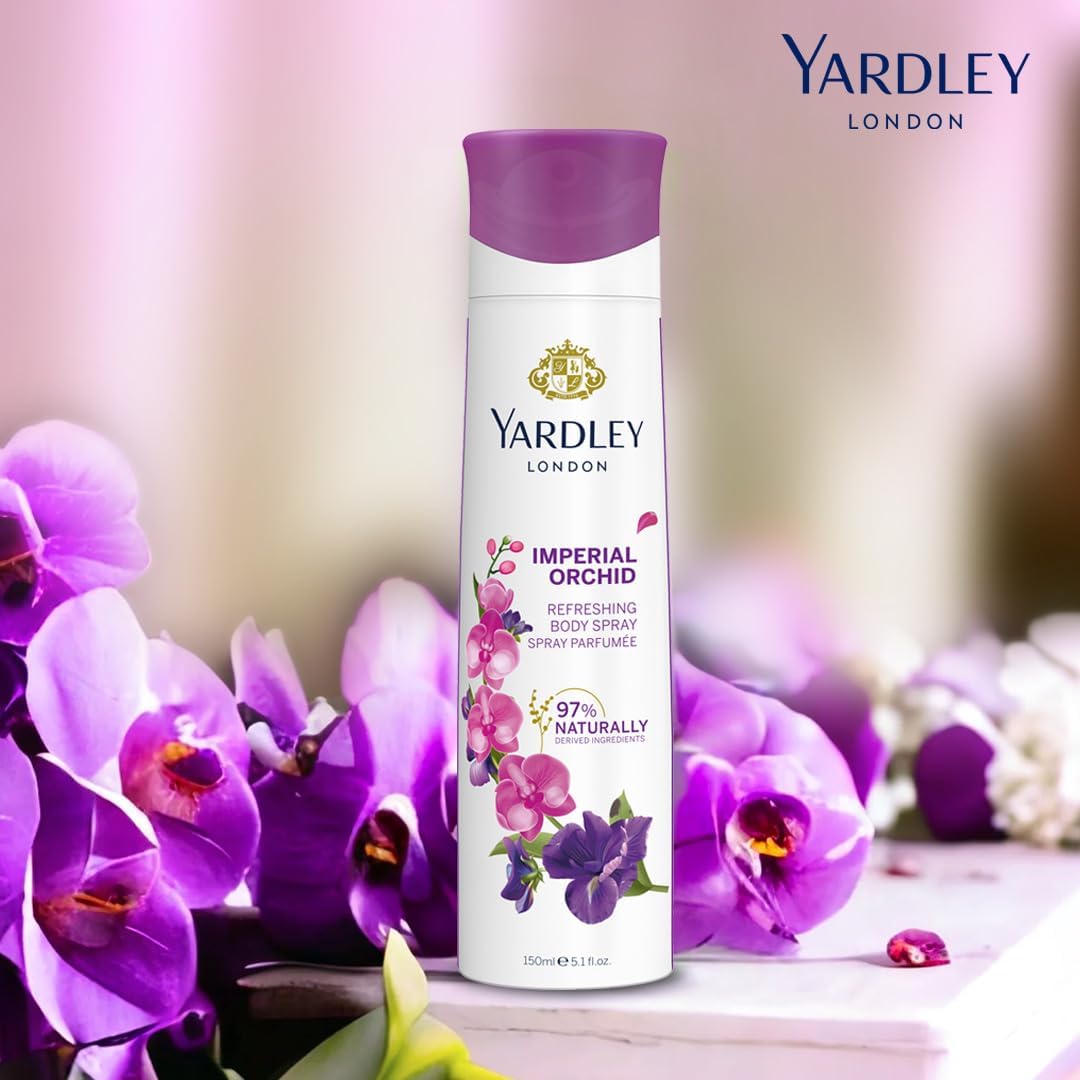 Buy Yardley London Imperial Orchid Body Spray For Women, 150 ml   at Best Price In Bangladesh