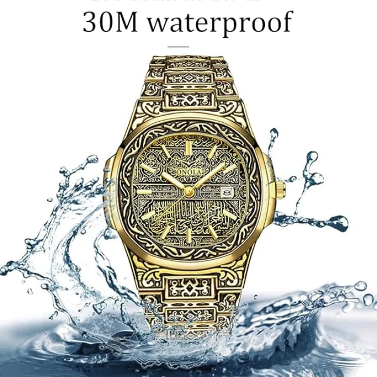 Buy Waterproof Stainless Steel Analogue Quartz Watch Date Wrist Watch Men Hands Luminous at Best Prices in Bangladesh