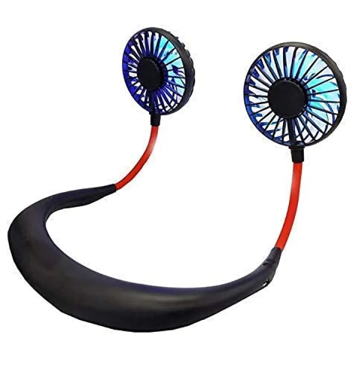 Buy Portable Sports Neck Fan, 1800mAh USB Rechargeable Hands -Free Mini Personal Desktop Fan, 3 Wind Speeds, 7 Blades, 360 Degree  Online in Bangladesh at Best Prices in Bangladesh