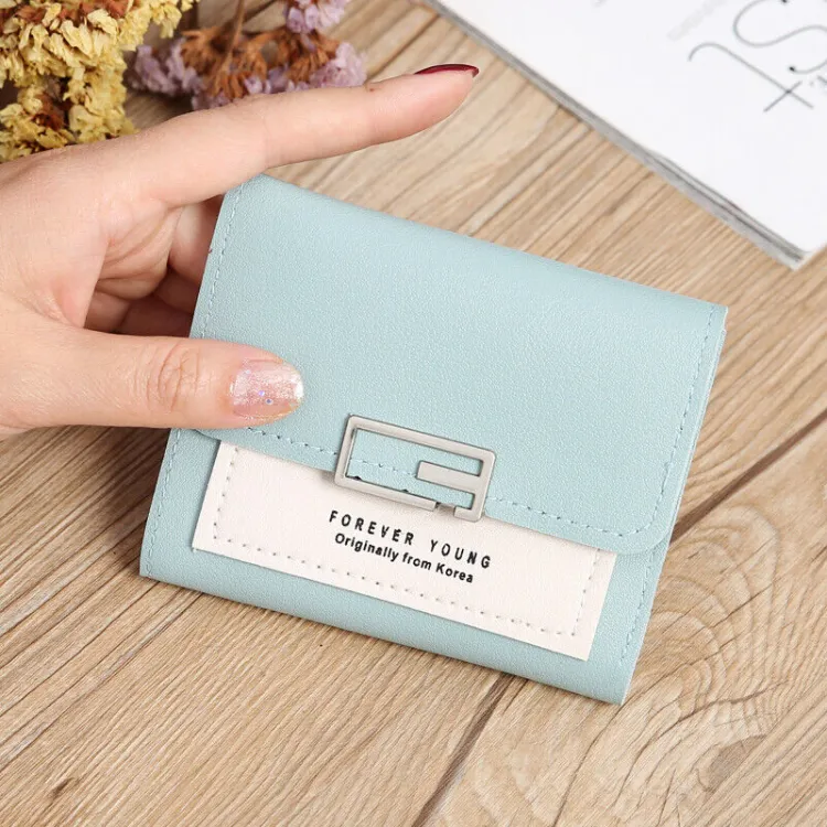 Buy Fashion Mini Women Wallet Purse Female PU Leather Short Tri-Fold Wallets  at Best Price In Bangladesh