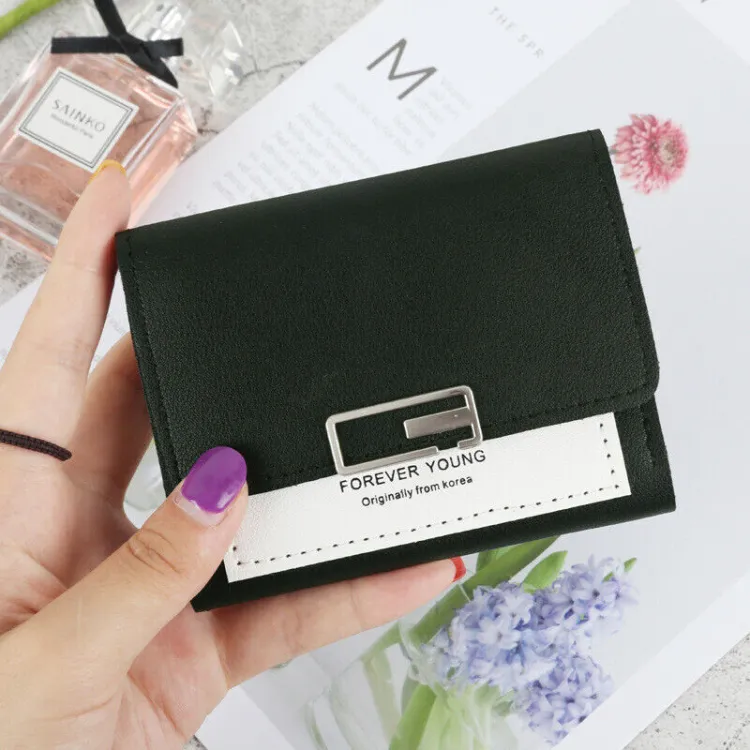 Buy Fashion Mini Women Wallet Purse Female PU Leather Short Tri-Fold Wallets  at Best Price In Bangladesh