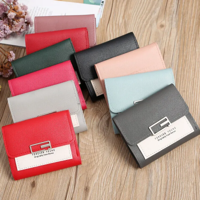Buy Fashion Mini Women Wallet Purse Female PU Leather Short Tri-Fold Wallets  at Best Price In Bangladesh
