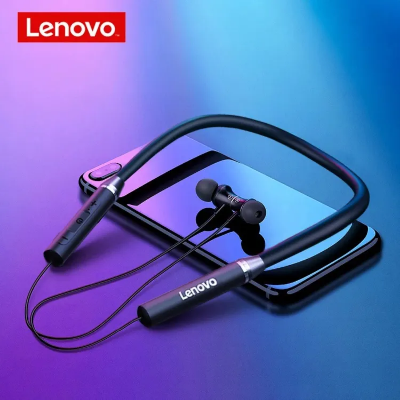 Buy  Lenovo HE05 Bluetooth 5.0 Magnetic Neckband Earphones  at Best Price In Bangladesh