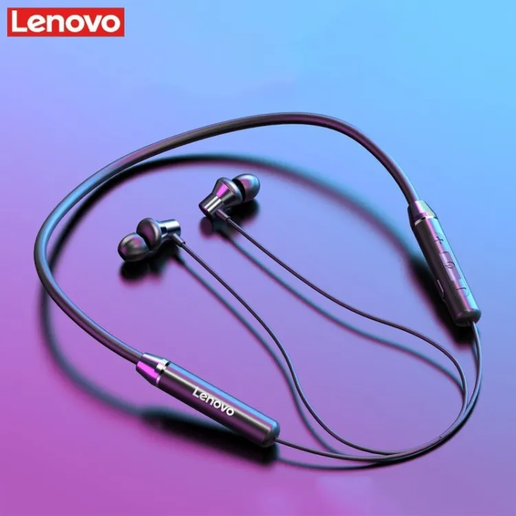 Buy  Lenovo HE05 Bluetooth 5.0 Magnetic Neckband Earphones  at Best Price In Bangladesh