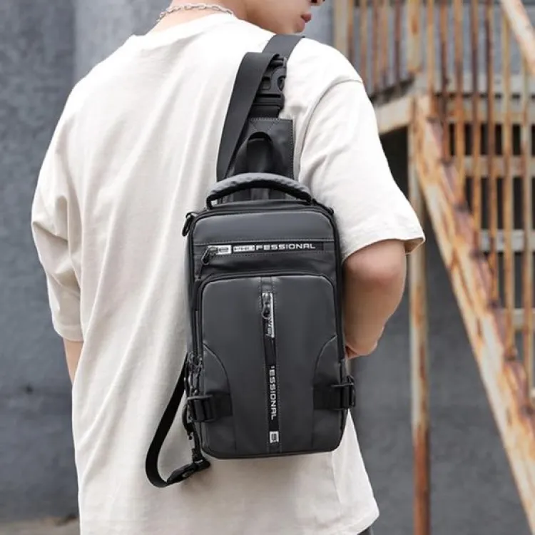Buy Bag For Men & Women Waterproof Backpack Purse Cross Body Bag With Usb Charging Port - Bag" in Bangladesh