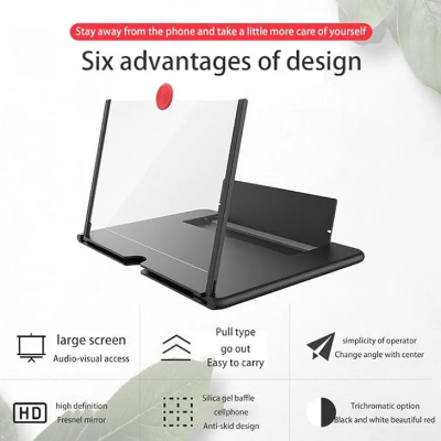 Buy  3D Glass Magnifier Mobile Accessories Mobile Phone Screen Amplifier Foldable 3D Glass For Android Phone Screen Magnifier Online in Bangladesh at Best Prices in Bangladesh