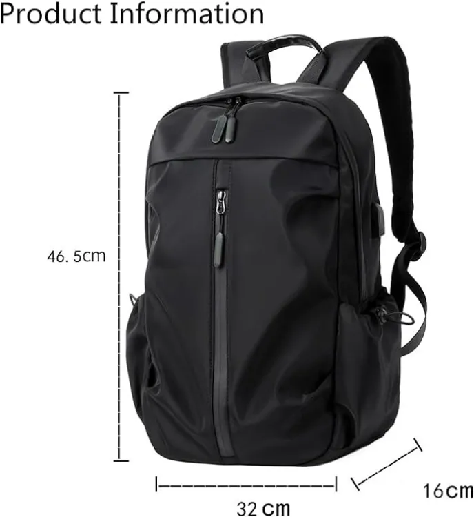 Buy Laptop Backpack Men's Backpack, Waterproof Laptop Backpack 15.6 Inch, Anti-Theft Laptop Backpack with USB Port, Business Backpack Work Travel School Backpack   at Best Price In Bangladesh