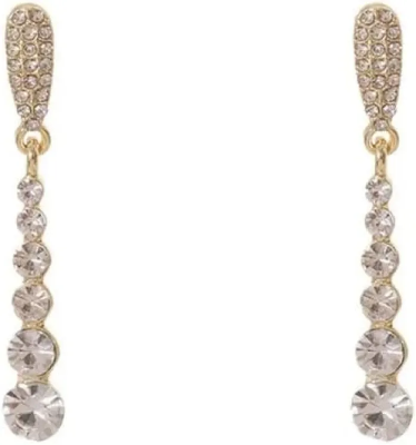 Buy "Korean Gold-Plated Water Drop Long Korean Earrings Party & Wedding Wear For Women & Girls Earring Set"  Online at Best Price In Bangladesh