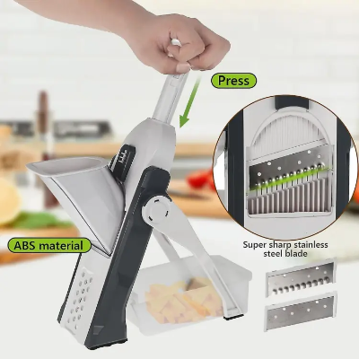 Buy Pump-n-Slice Dicer & Slicer Multifunctional Vegetable Chopper, SAFE SLICE MANDOLINE, Manual Vegetable and Fruit Slicer for Household Kitchen, Dicer for Vegetables , Meal Prep & Thickness Adjuster Mandoline Slicer Safe  Online in Bangladesh at Best Prices 