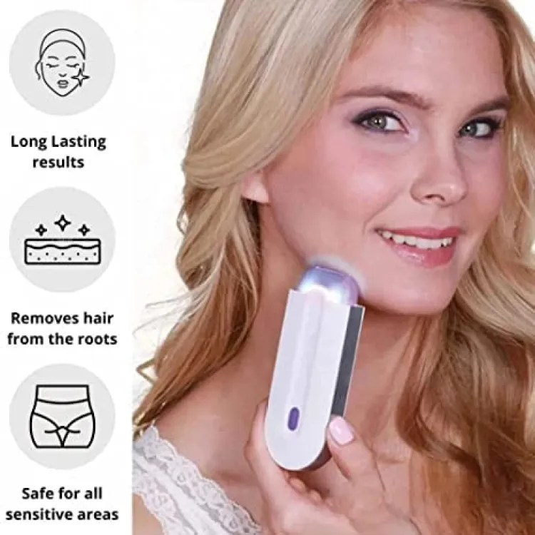 Buy  2 in 1 Electric Epilator Women Hair Removal Painless Women Hair Remover Shaver Instant Painless Free Sensor Light USB Recharge  Online at Best Price In Bangladesh