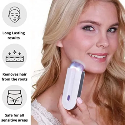 Buy  2 in 1 Electric Epilator Women Hair Removal Painless Women Hair Remover Shaver Instant Painless Free Sensor Light USB Recharge  Online at Best Price In Bangladesh