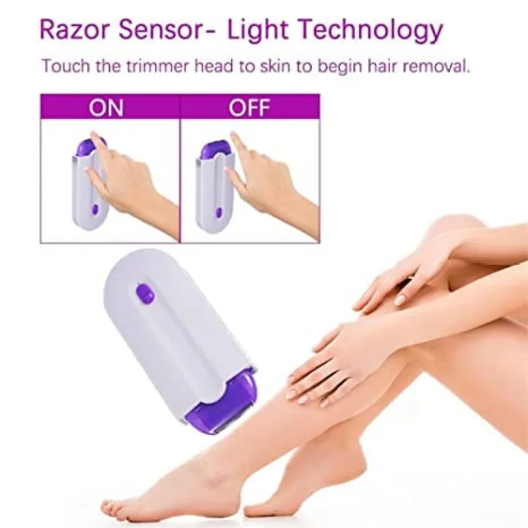 Buy  2 in 1 Electric Epilator Women Hair Removal Painless Women Hair Remover Shaver Instant Painless Free Sensor Light USB Recharge  Online at Best Price In Bangladesh