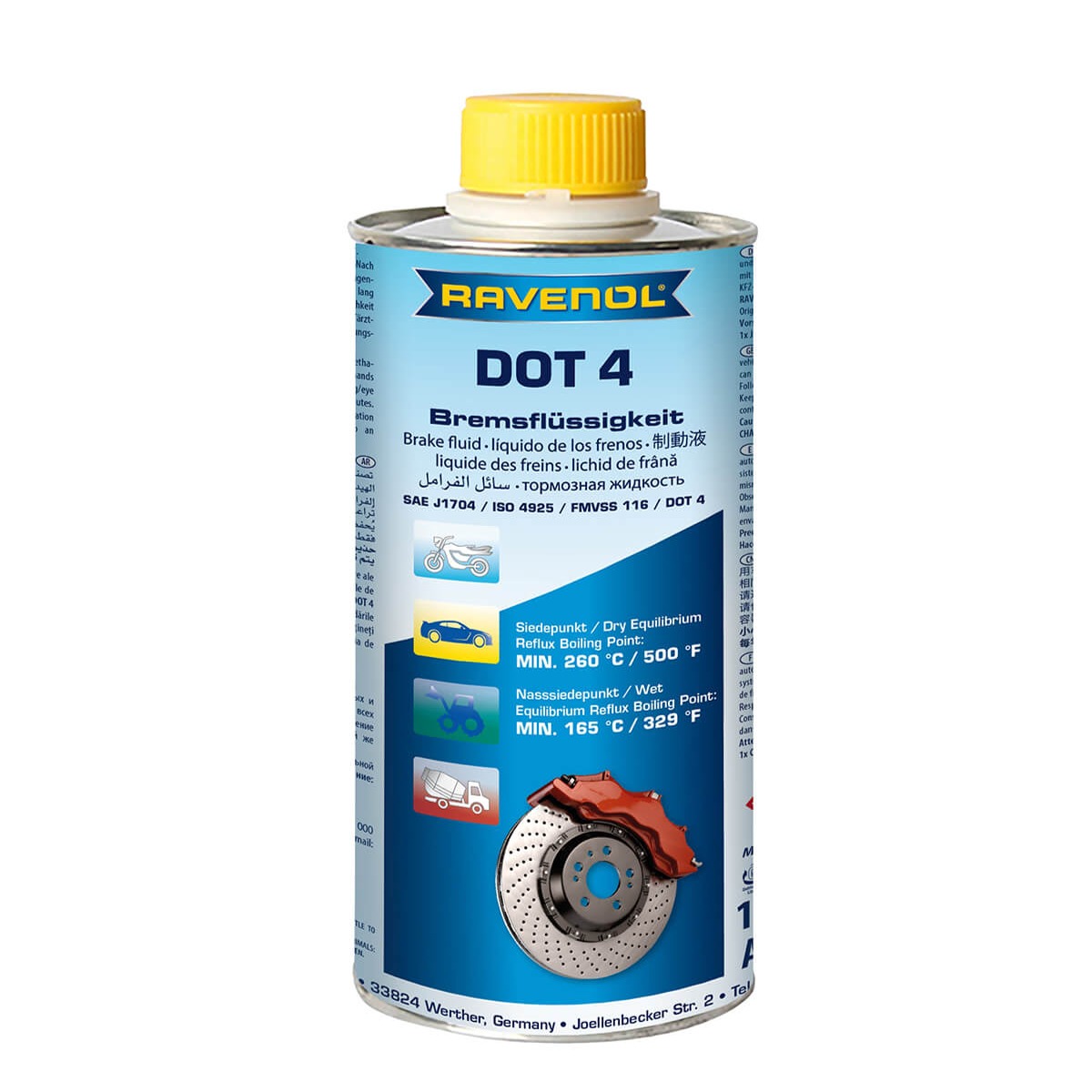 Picture of RAVENOL DOT 4 BRAKE FLUID-1L