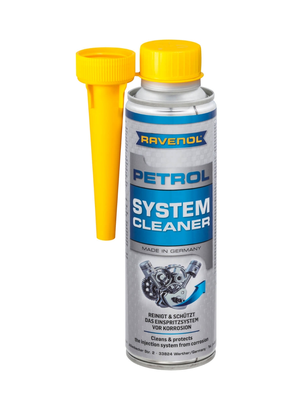 Picture of RAVENOL MOTOBIKE SYSTEM CLEANER SHOT 300ml (Injection Cleaner)