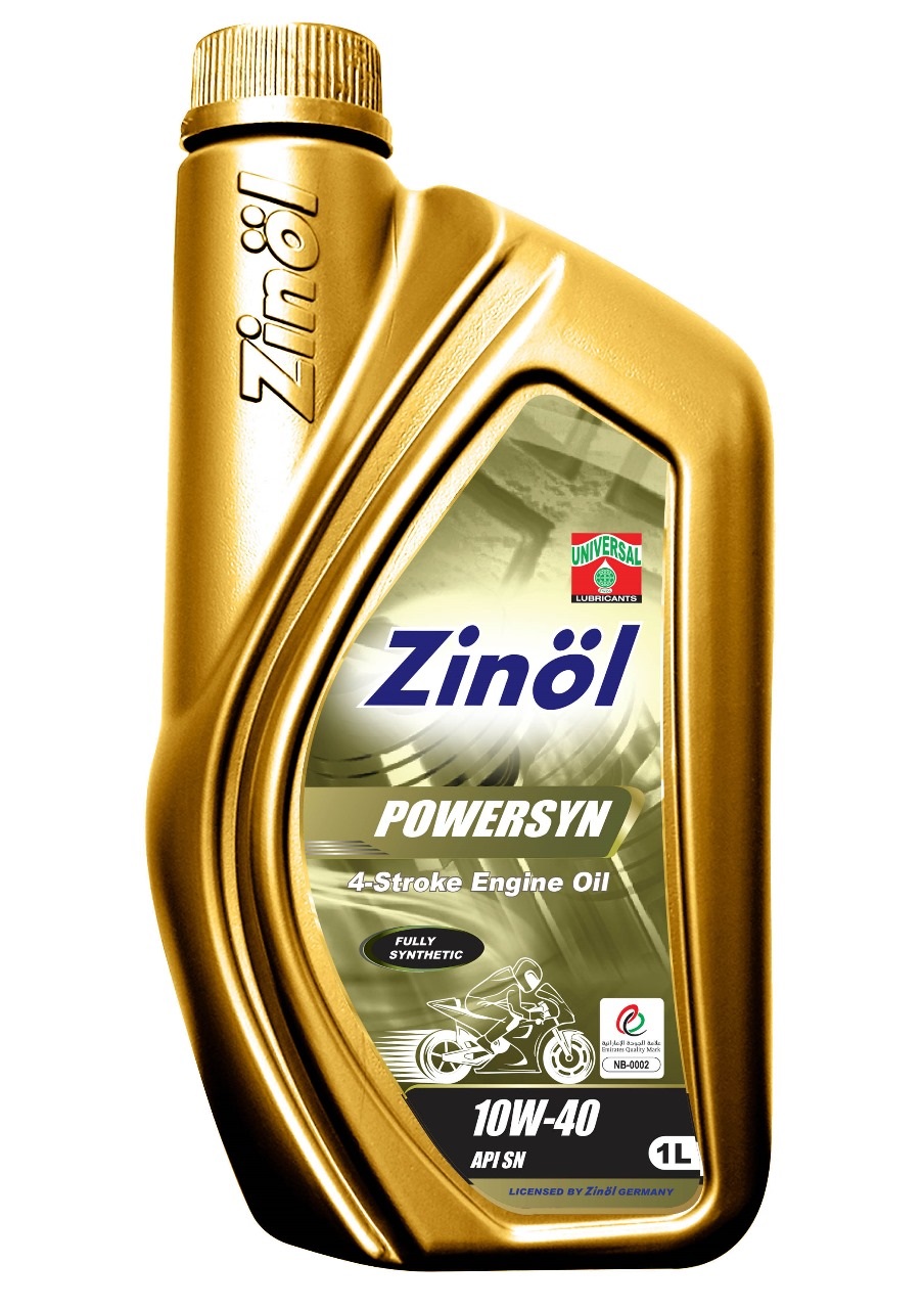 Picture of Zinol Power Plus 10W40 Fully Synthetic 1L for Motorbike Made in U.A.E
