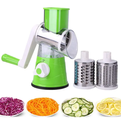 Buy "Manual vegetable cutter slicer kitchen accessories multifunctional round 3 in 1 slicer fruit and"Online in Bangladesh