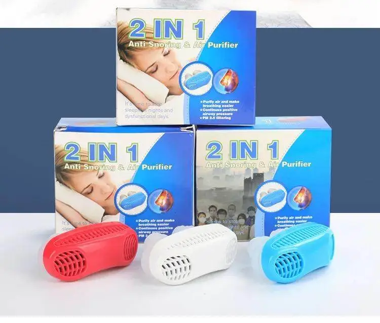 Buy"Big Saving 2 in 1 Anti Snoring and Air Purifier Nose Clip for Prevent snoring And Relax Sleep - Set of 1" Online in Bangladesh