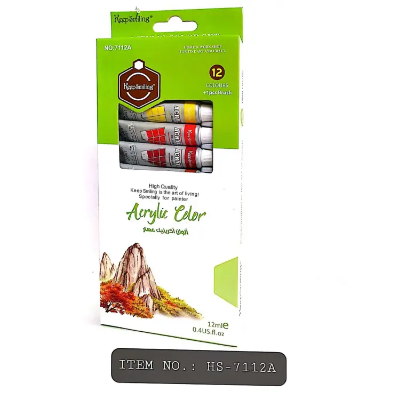 Picture of Keepsmiling অ্যাক্রাইলিক রঙের সেট 12 পিস 12ml নং: 7112a