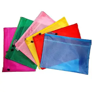Picture of A3 Zipper File Size Bags Waterproof Double Layer Stationery File Storage Packing Zip Lock Folders Bags  (BUY 1 GET 1)