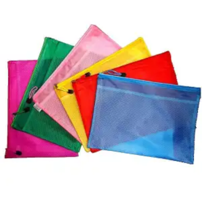 Picture of A4 Zipper File Size Bags Waterproof Double Layer Stationery File Storage Packing Zip Lock Folders Bags (BUY 1 GET 1)