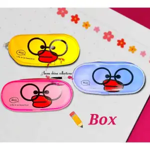 Picture of সুন্দর কার্টুন ফেস জিপার পেন্সিল বক্স 1 পিস