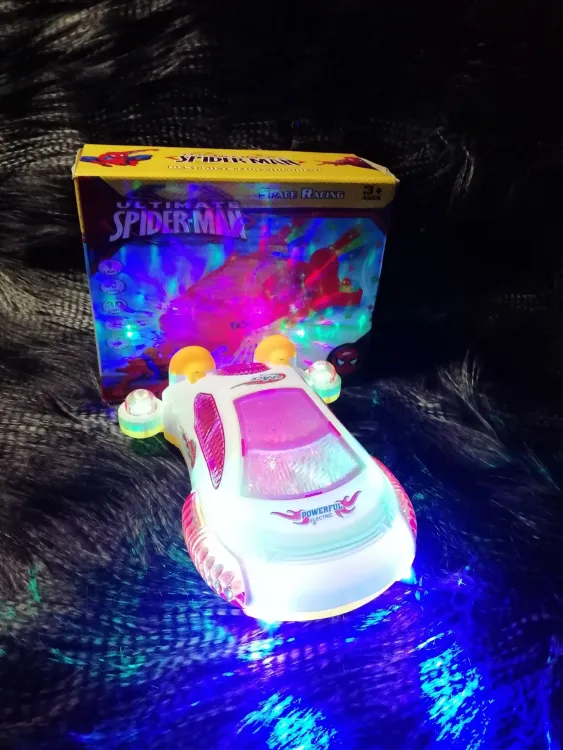 Picture of ব্যাটারি চালিত স্পেস রেসিং 3d লাইট গাড়ি