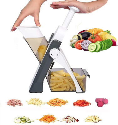 Buy Cutter Artifact Kitchen Multifunctional Slicer, Potato Slicer , Wiper, Vegetable Slicer, Household Use - Minimalistic Sophistication  Online in Bangladesh