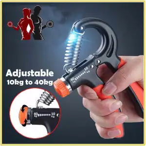Buy Adjustable 10-40 Kg Heavy Duty Grips Hand Gripper Fitness Hand Exerciser Grip Wrist Forearm Strength Finger Arm Training Tool - Jim Product at Best Price In Bangladesh