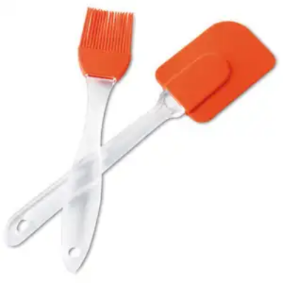 Buy 2 Pieces Silicon Oil Brush with Silicone Spatula at Best Price In Bangladesh