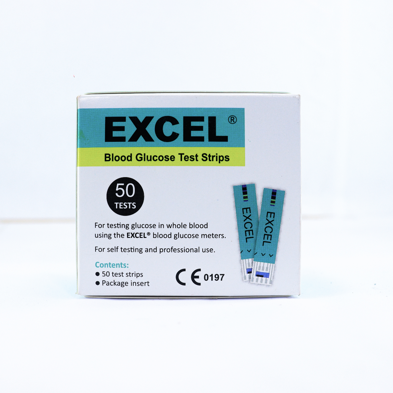Picture of Excel Blood Glucose Test Strips – 50 pcs