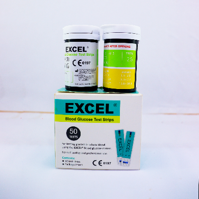 Picture of Excel Blood Glucose Test Strips – 50 pcs