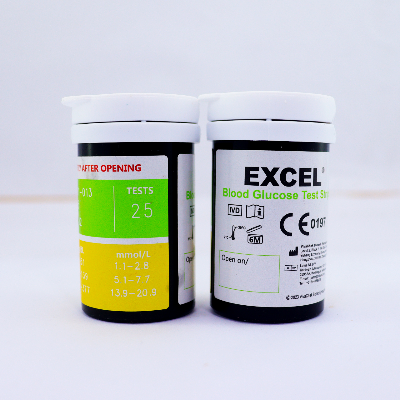 Picture of Excel Blood Glucose Test Strips – 50 pcs