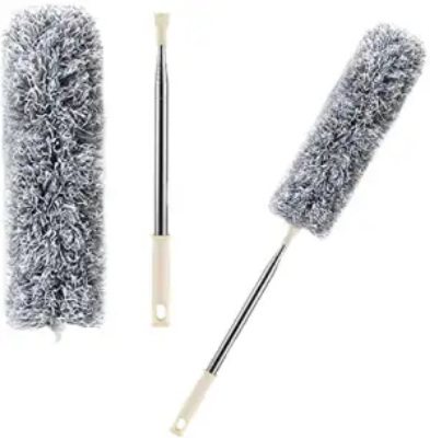 Buy 100 inch Bendable feather duster with extra long extendable microfiber duster at Best Price In Bangladesh