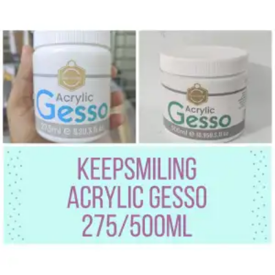 Picture of Keep smiling অ্যাক্রিলিক gesso 100ml/275ml/500ml-সাদা