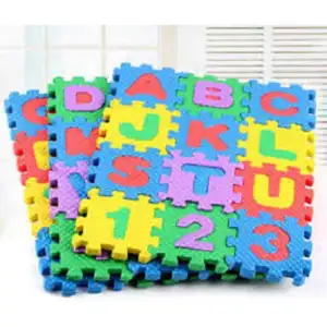 Picture of 36 পিস পাজল মাদুর বাচ্চাদের বর্ণমালার নম্বর পাজেল ক্রলিং ফোম ফ্লোর মাদুর শিক্ষা খেলনা ইন্টারেক্টিভ খেলনা, মস্তিষ্ক টিজার, বাচ্চাদের'