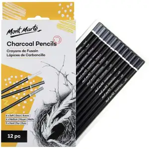 Picture of মন্ট মার্ট সিগনেচার চারকোল পেন্সিল 12 পিস
