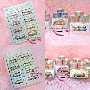 Picture of ক্রাফ্ট প্রিন্টেড বিভিন্ন ডিজাইনের সজ্জা ওয়াশি টেপ সেট (4 বাক্স = 16 রোল/(8 বাক্স = 32 রোল)