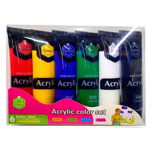Picture of Keepsmiling অ্যাক্রাইলিক রঙের সেট 6 টিউব 30ml
