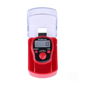 Picture of Digital LED Tasbih-Ring Mini Finger Counter LCD Tally Shx-5136 - Easy Counting Tool Easy to Use and Maintain