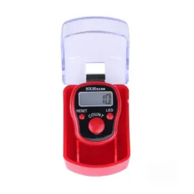 Picture of Digital LED Tasbih-Ring Mini Finger Counter LCD Tally Shx-5136 - Easy Counting Tool Easy to Use and Maintain