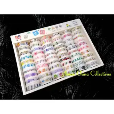 Picture of 60ps মিক্স ডিজাইনের ওয়াশি টেপ বক্স