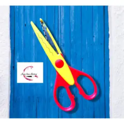 Picture of জিগ জ্যাগ পেপার মাল্টি শেপার কাঁচি 1 পিস (16cm)