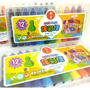 Picture of সিল্কি ক্রেয়ন 12 রঙ 3 ইন 1 (চায়নায় তৈরি)