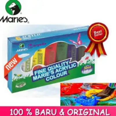 Picture of Marie's এর অ্যাক্রাইলিক রঙ 30ml (6 সেট)